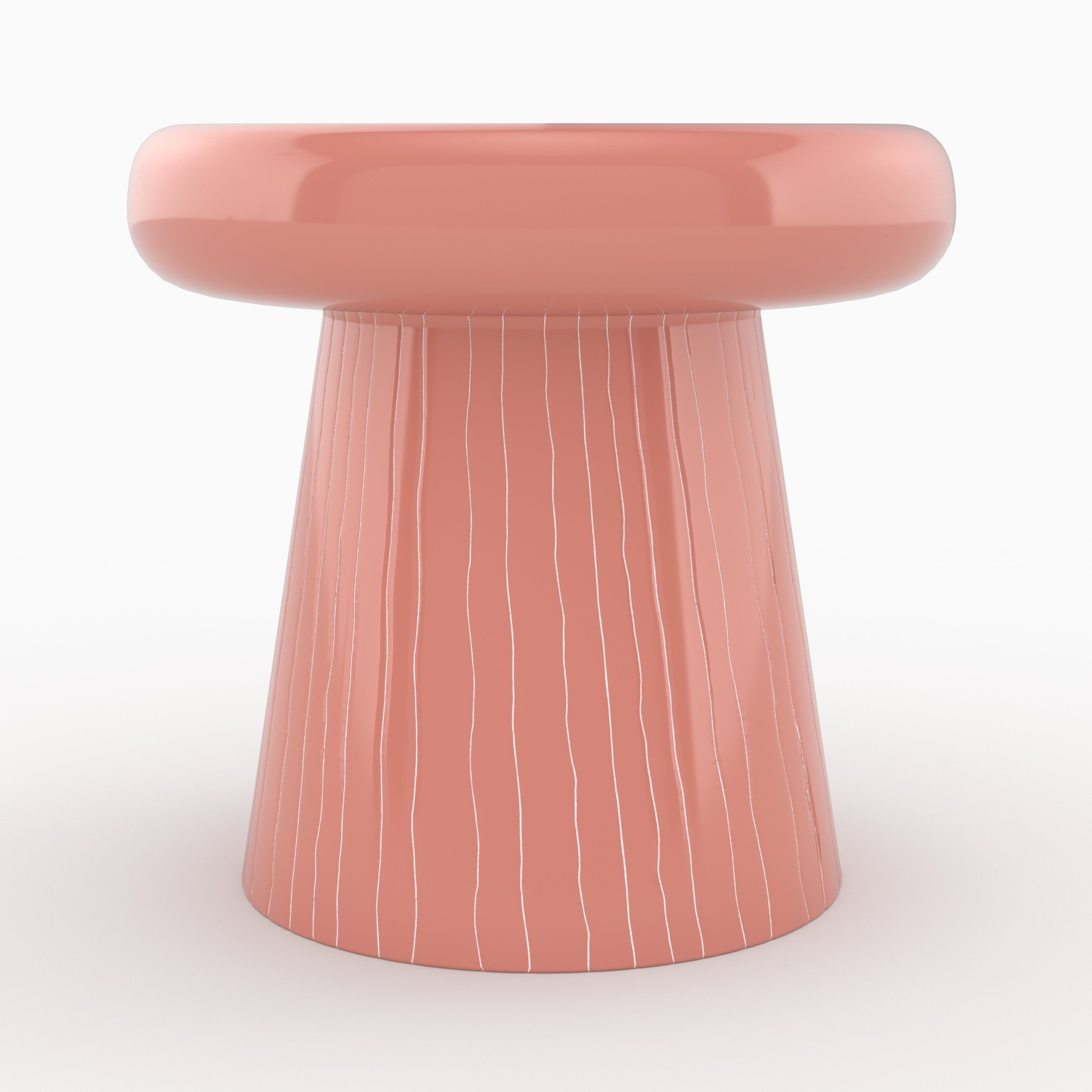 table d appoint felicie rose rayee blanche metal