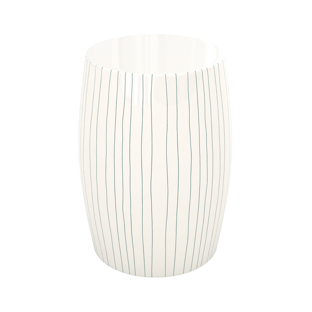 table d appoint nello ronde en metal blanc fond blanc