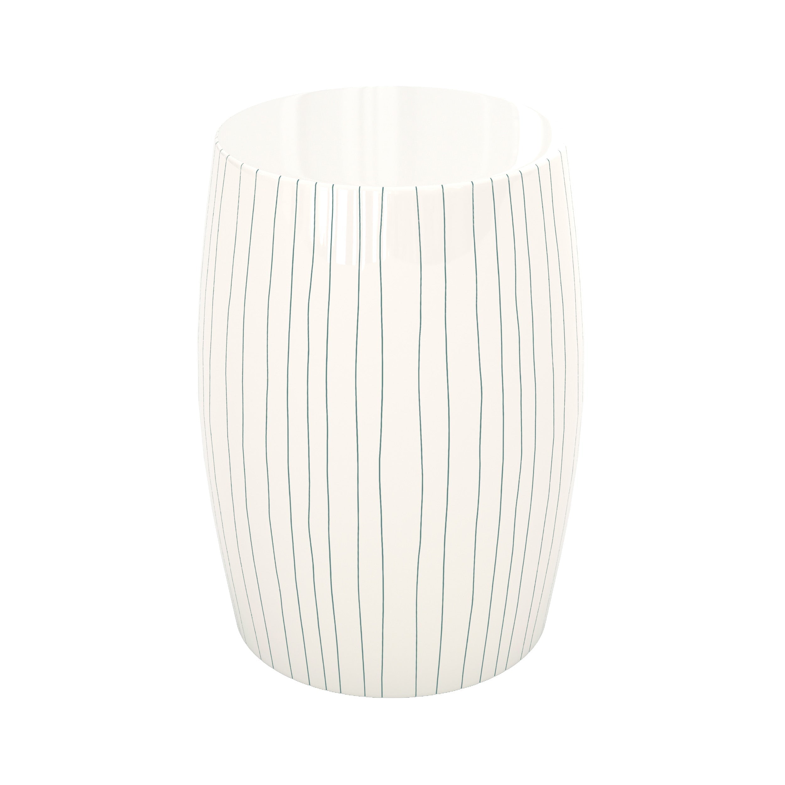 table d appoint nello ronde en metal blanc fond blanc