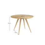table liwa ronde bois clair