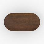 table ovale alix bois de manguier massif 6 places