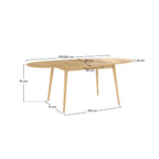 table ovale eddy 6 8 personnes