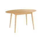 table ovale eddy bois clair 4 personnes