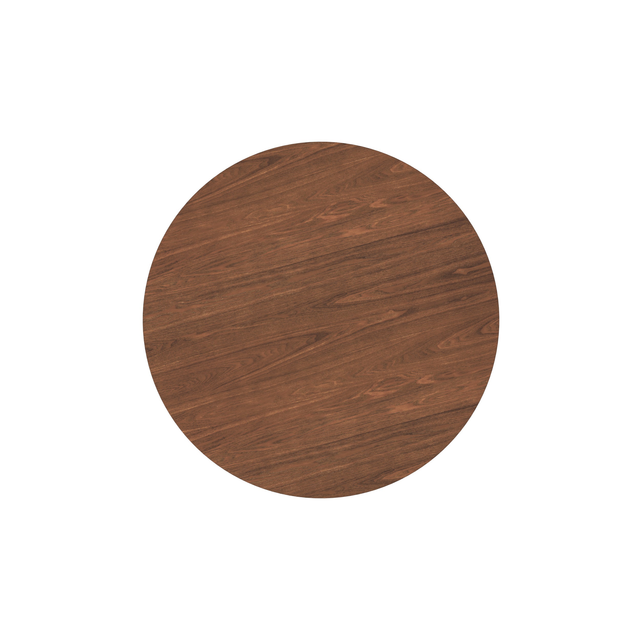 table ronde bois fonce reno 4 personnes