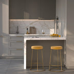 Lot De 2 Tabourets De Bar Kendal - Jaune