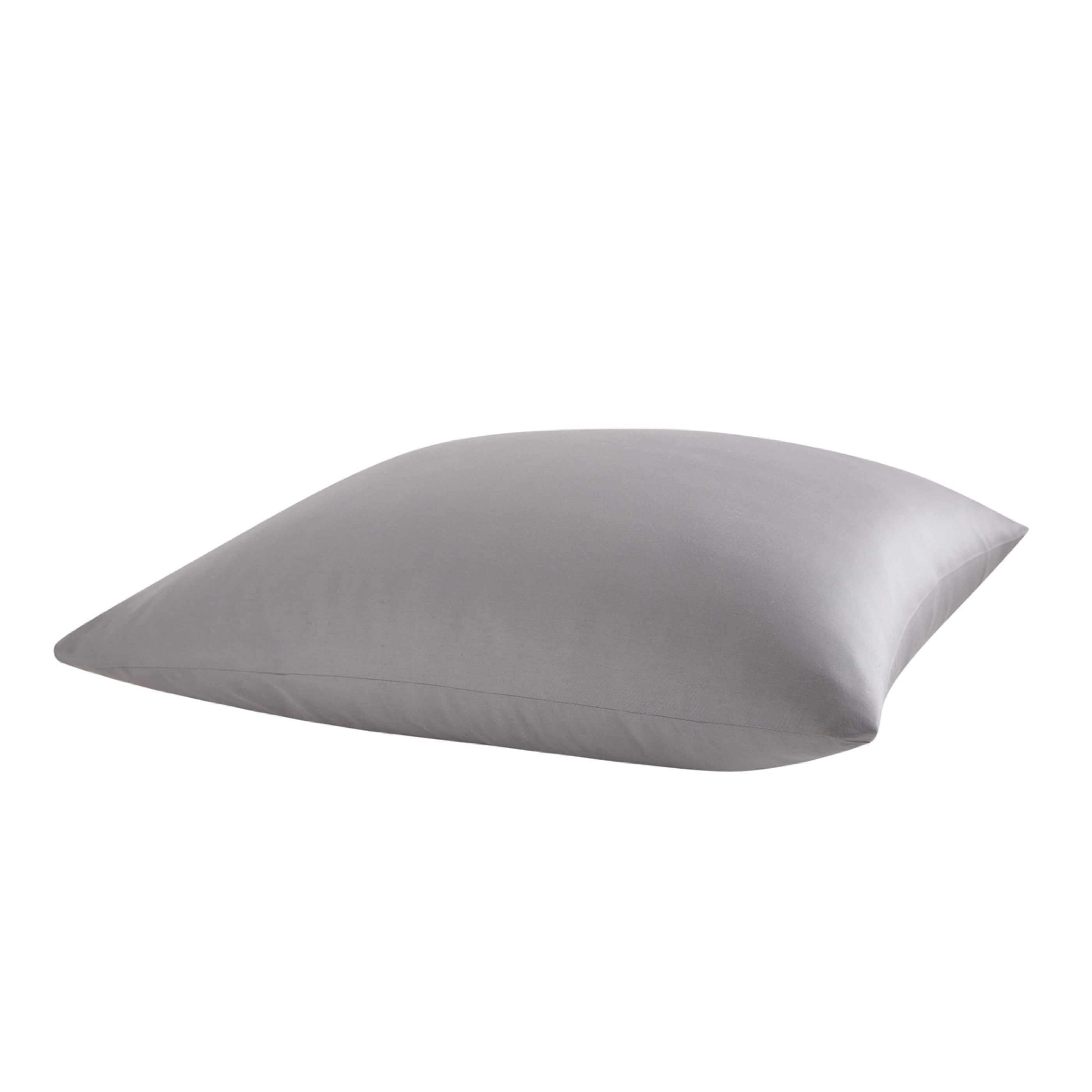 Taie D'Oreiller Alexane - 100% Satin De Coton - Gris
