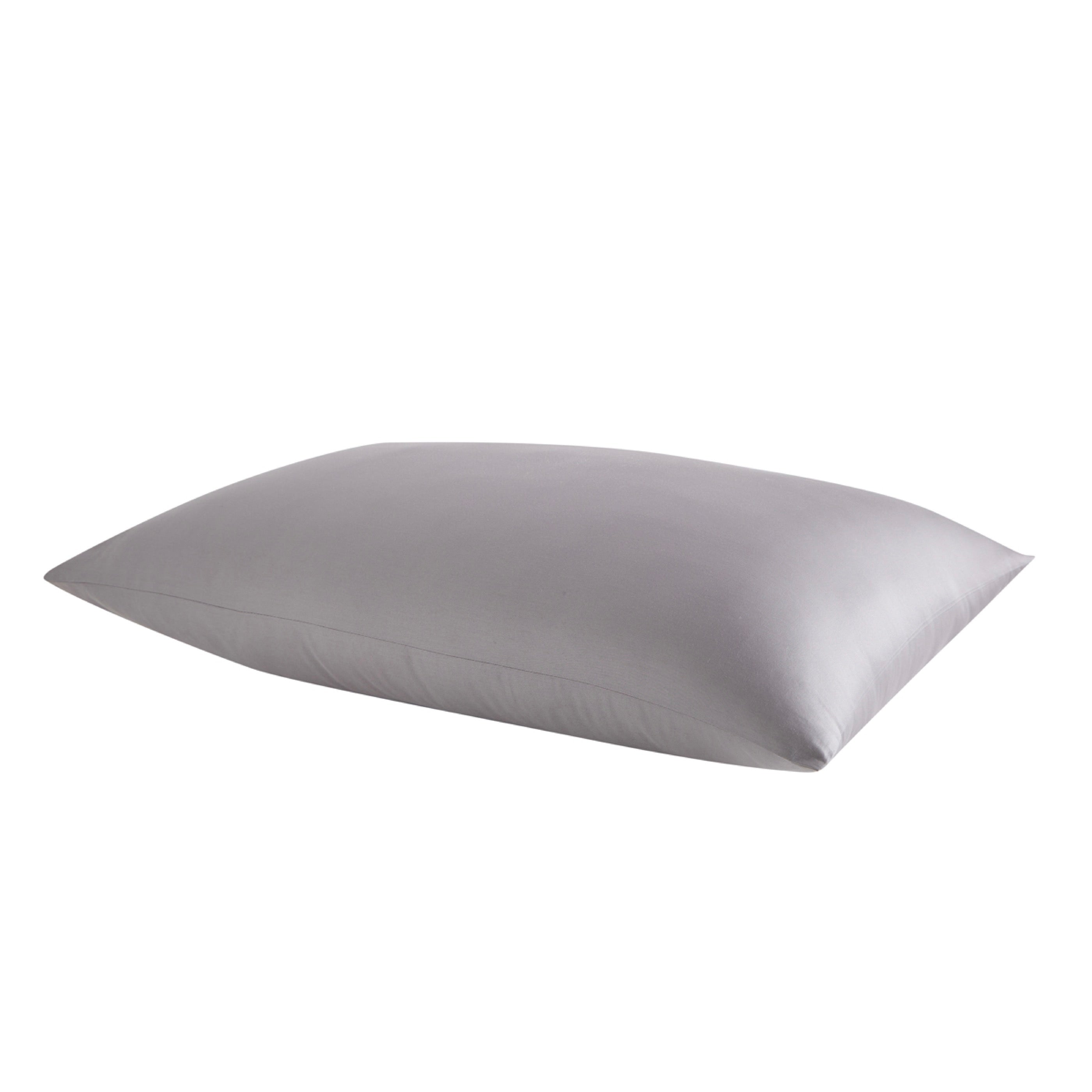 Taie D'Oreiller Alexane - 100% Satin De Coton - Gris