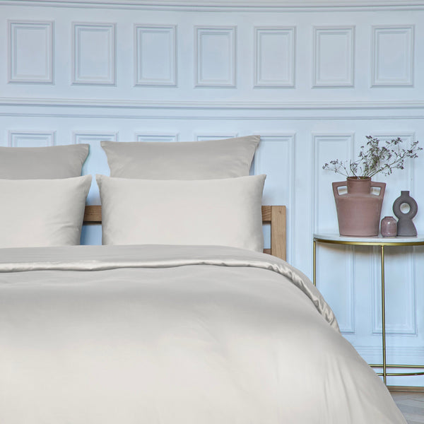 Taie D'Oreiller Alexane - 100% Satin De Coton - Sable