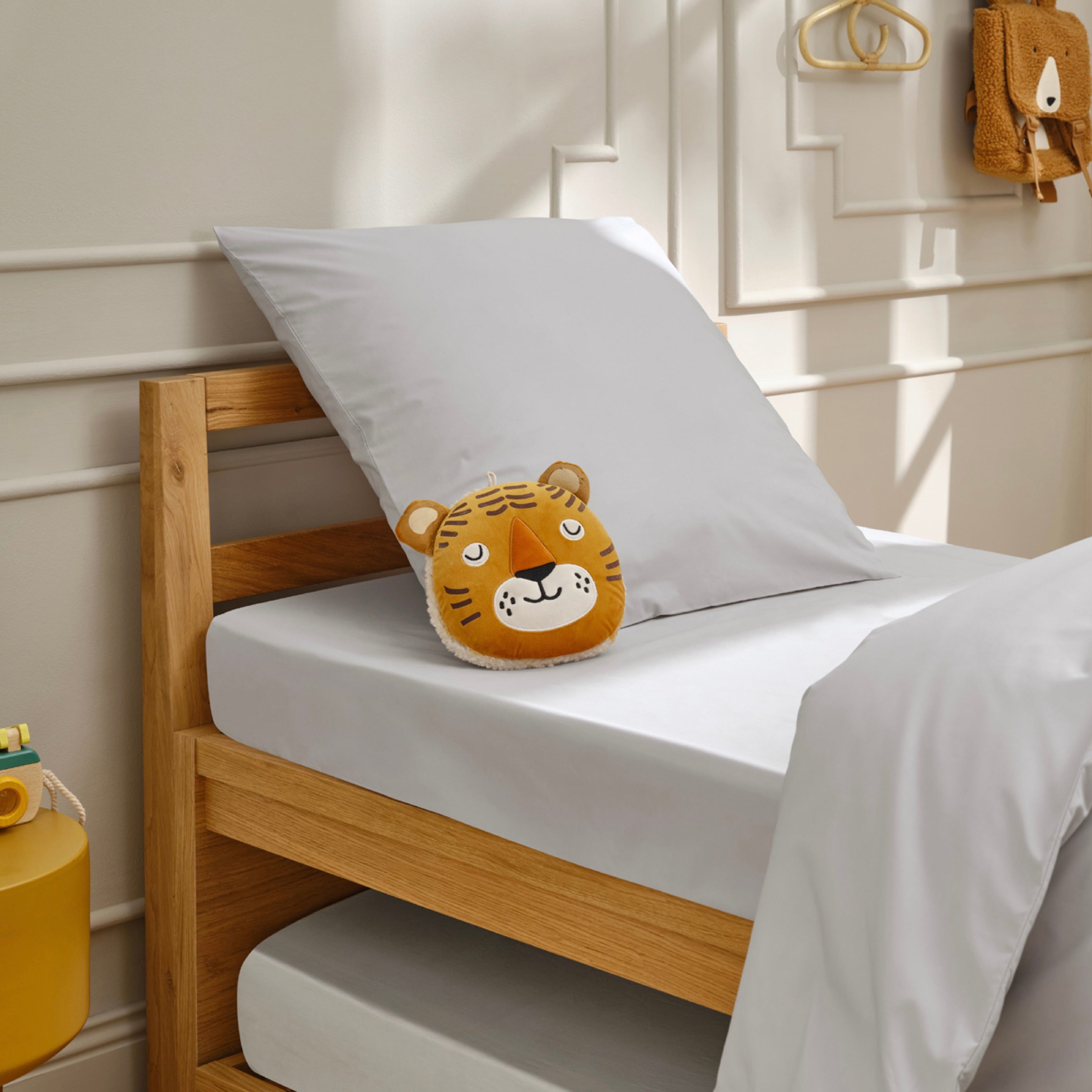 Taie D'Oreiller Amance - Percale De Coton - Gris Perle