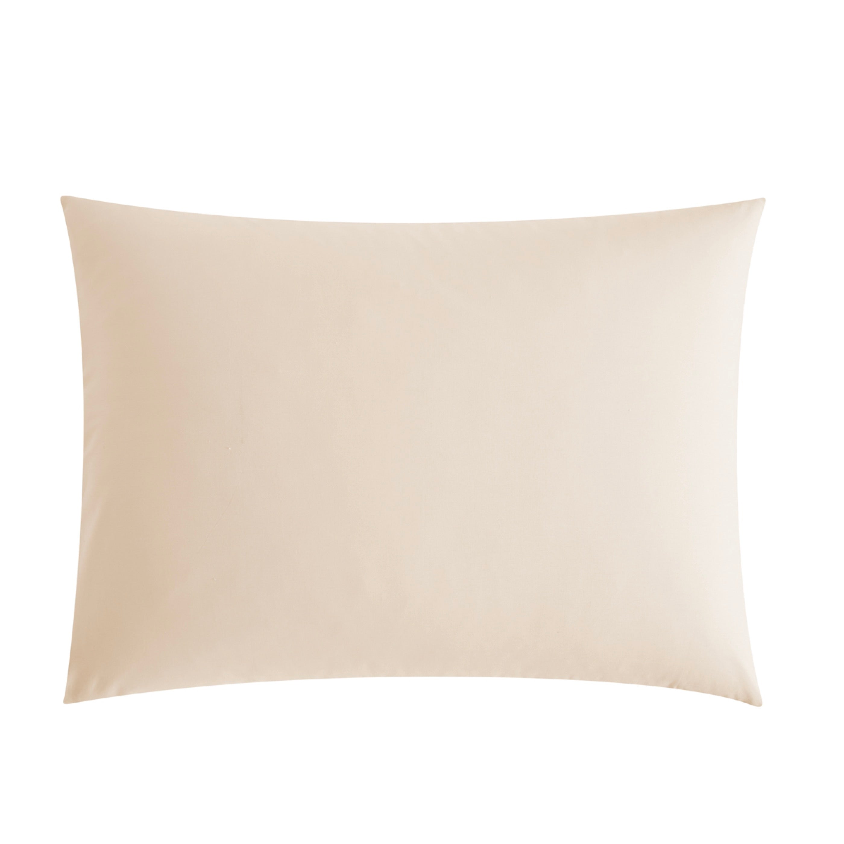 Taie D'Oreiller Amance - Percale De Coton - Ivoire