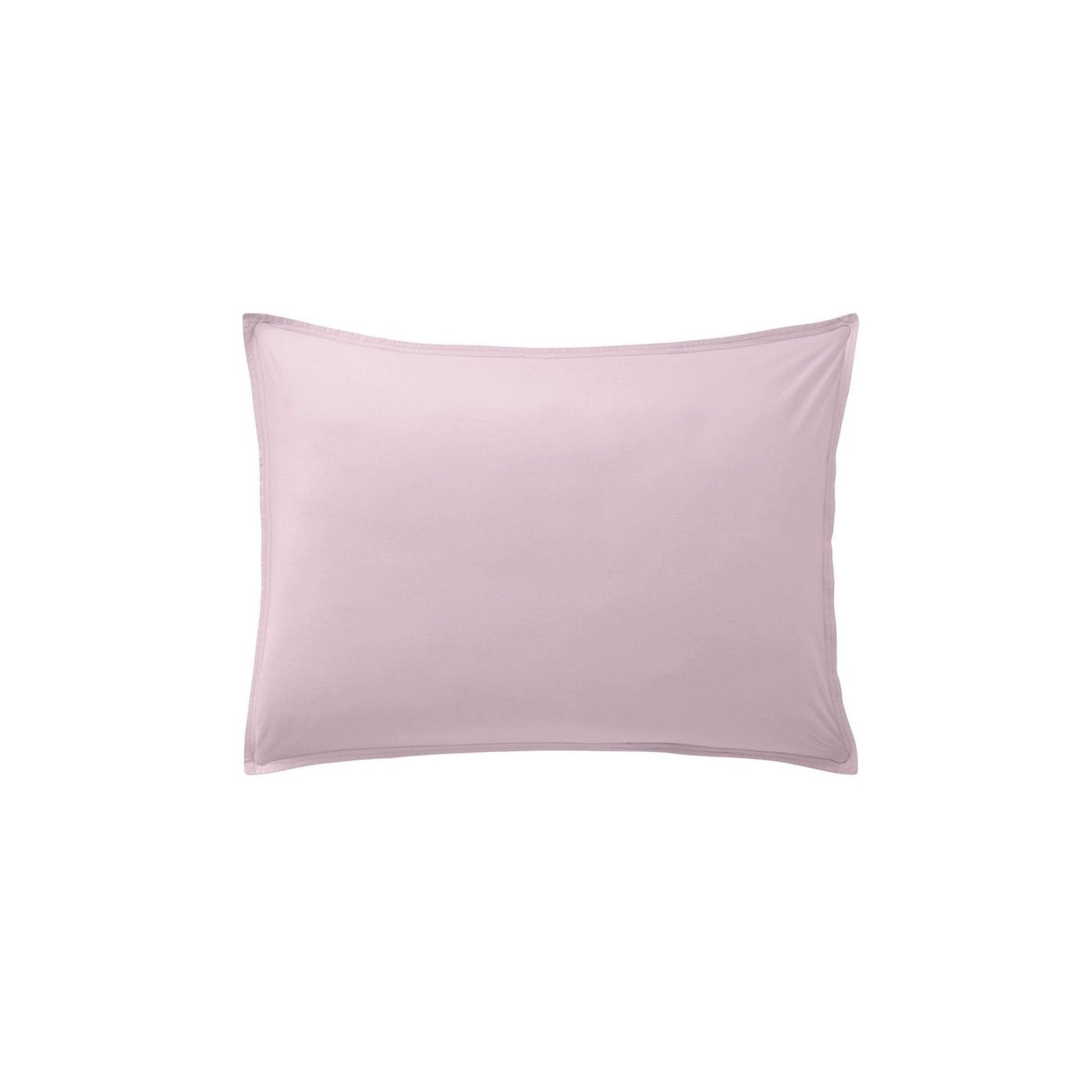 Taie D'Oreiller 100% Percale De Coton Lavé 80Fils Tourterelle - Baton Rouge - The Bradery