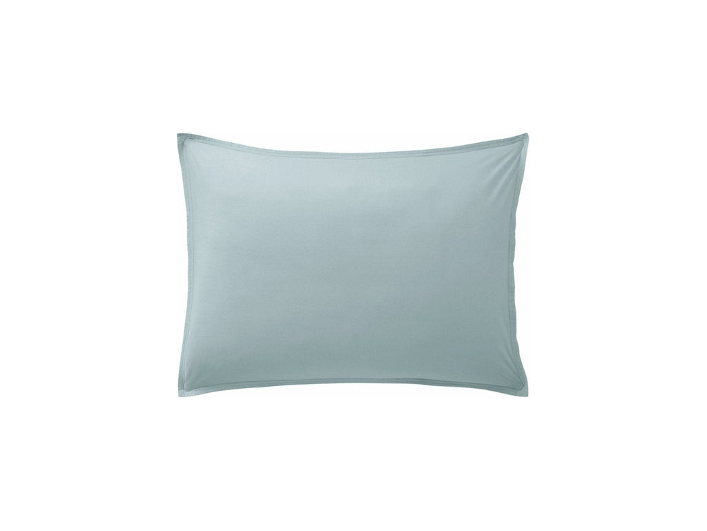 Taie D'Oreiller 100% Percale De Coton Lavé 80Fils/Cm2 Bleu Lagon - Baton Rouge - The Bradery
