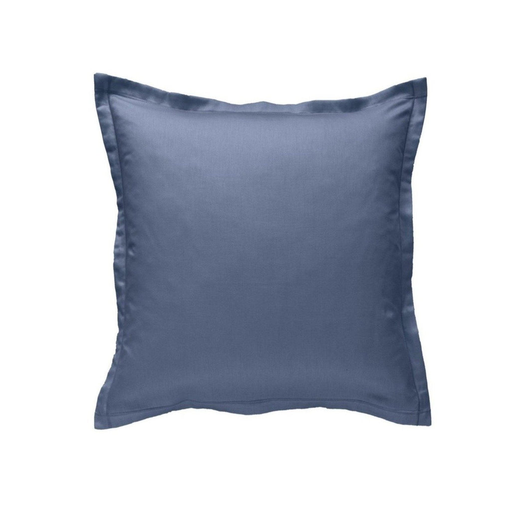 Taie D'Oreiller Percale - Bleu Jean - Perle De Coton - The Bradery