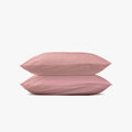 Lot De 2 Taies D'Oreiller - Percale De Coton - Rose