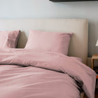 Lot De 2 Taies D'Oreiller - Percale De Coton - Rose