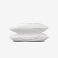 Lot De 2 Taies D'Oreiller - Percale De Coton - Blanc