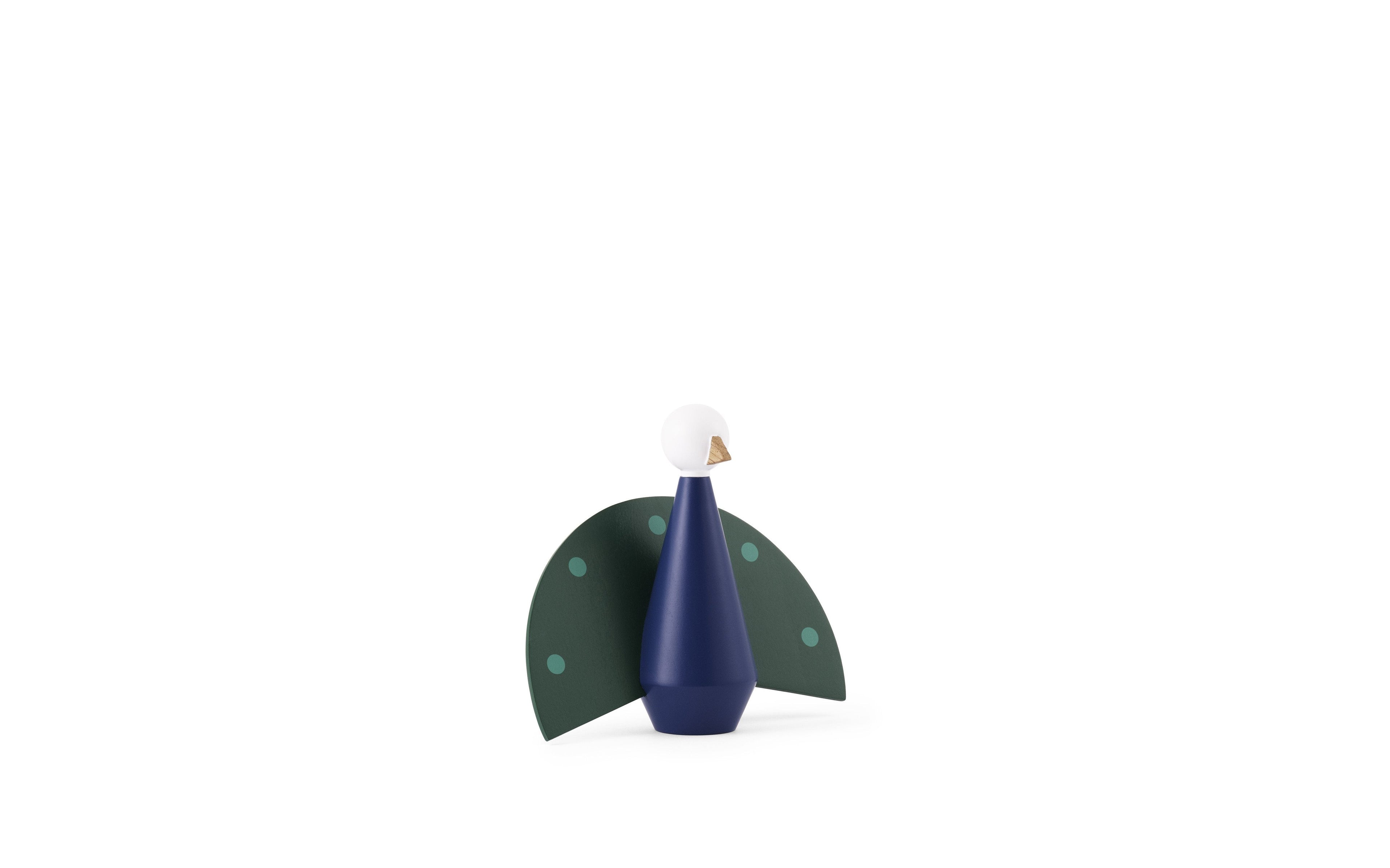 Figurine Paon L - Jardin Vert - Figurines - Normann Copenhagen - The Bradery