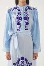 Robe Longue Tamir - Bleu