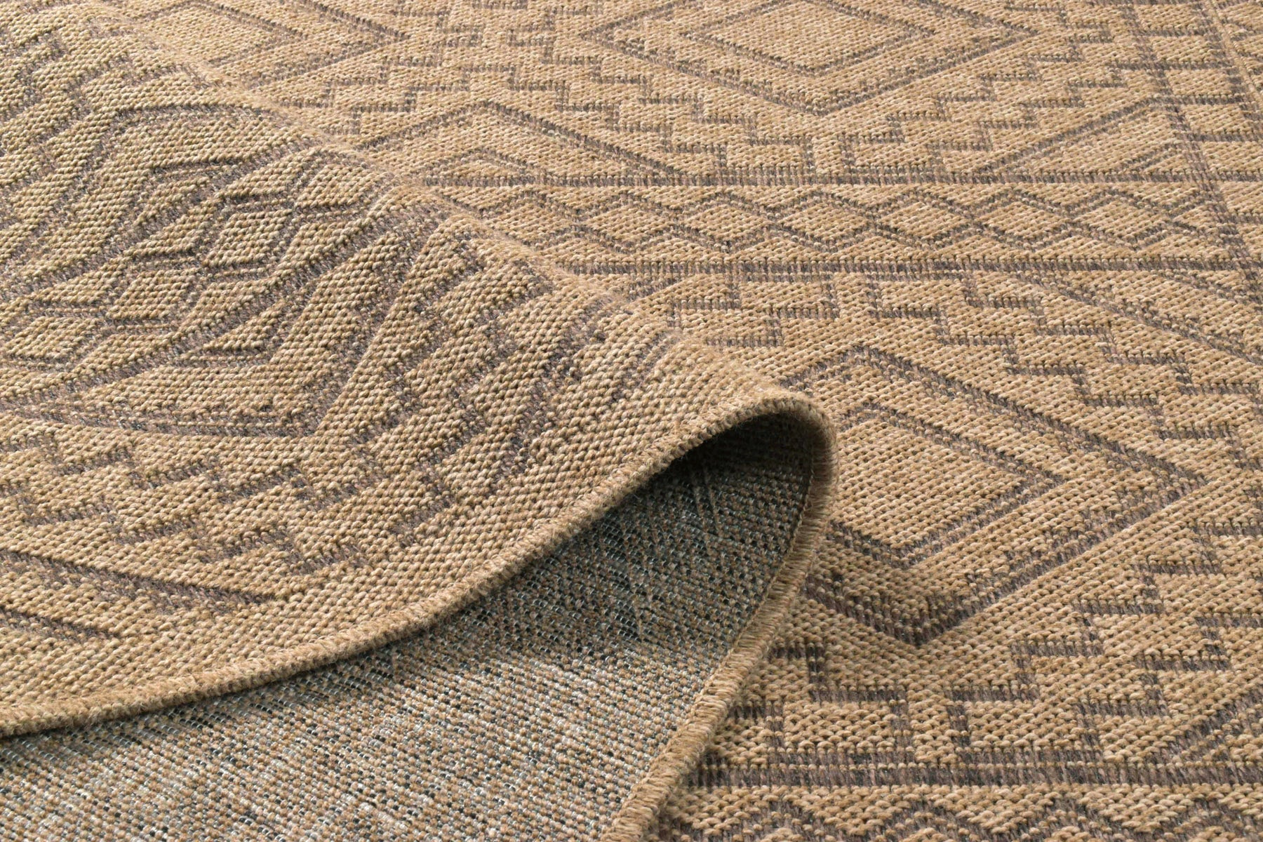 Tapis Aspect Jute Nature 8729 - Marron - Nazar - The Bradery