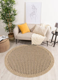 Tapis Aspect Jute Nature 8751 - Marron - Nazar - The Bradery