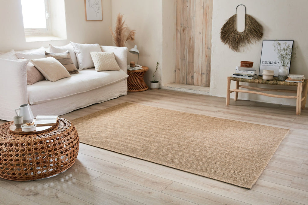 Tapis Aspect Jute Nature 8753 - Beige - Nazar - The Bradery