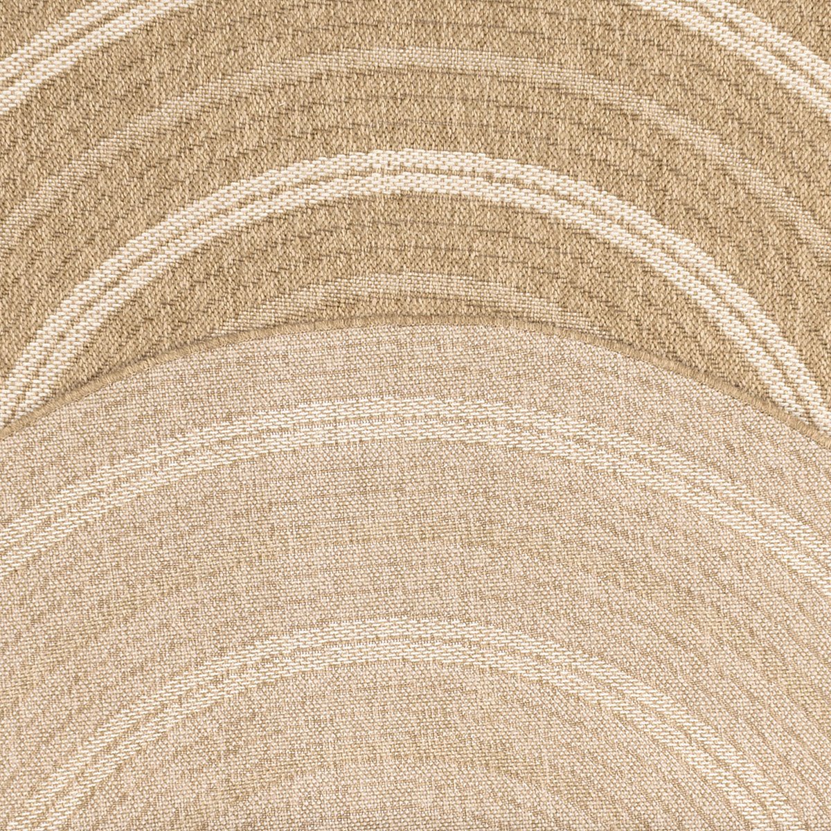 Tapis Aspect Jute Nature 8863 - Blanc - Nazar - The Bradery