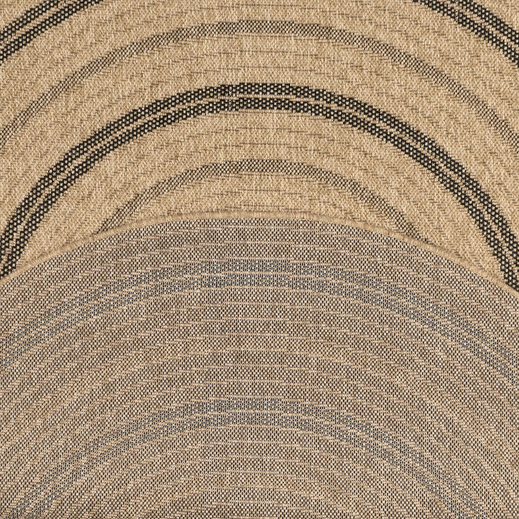 Tapis Aspect Jute Nature 8863 - Noir - Nazar - The Bradery