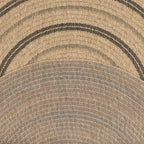 Tapis Aspect Jute Nature 8863 - Noir - Nazar - The Bradery