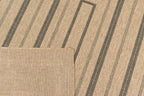 Tapis Aspect Jute Nature 8863 - Noir - Nazar - The Bradery