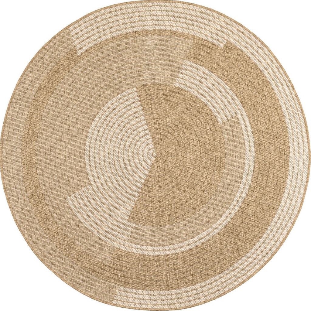 Tapis Aspect Jute Nature 8865 - Blanc - Nazar - The Bradery