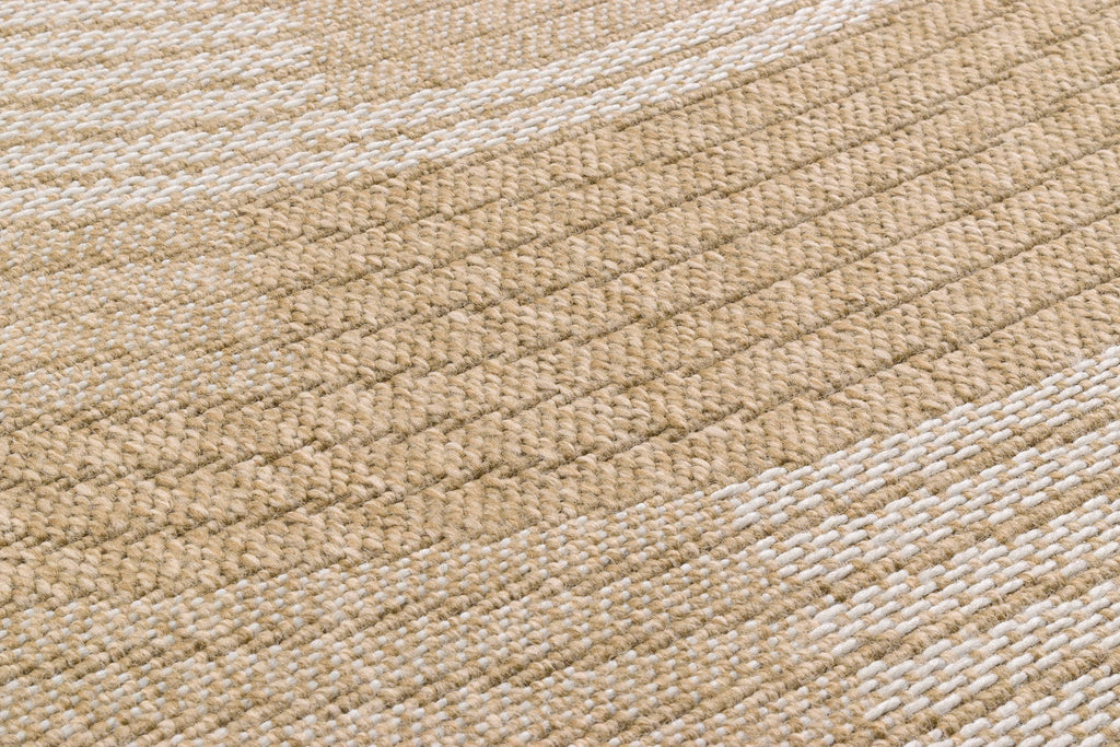 Tapis Aspect Jute Nature 8865 - Blanc - Nazar - The Bradery