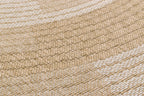 Tapis Aspect Jute Nature 8865 - Blanc - Nazar - The Bradery