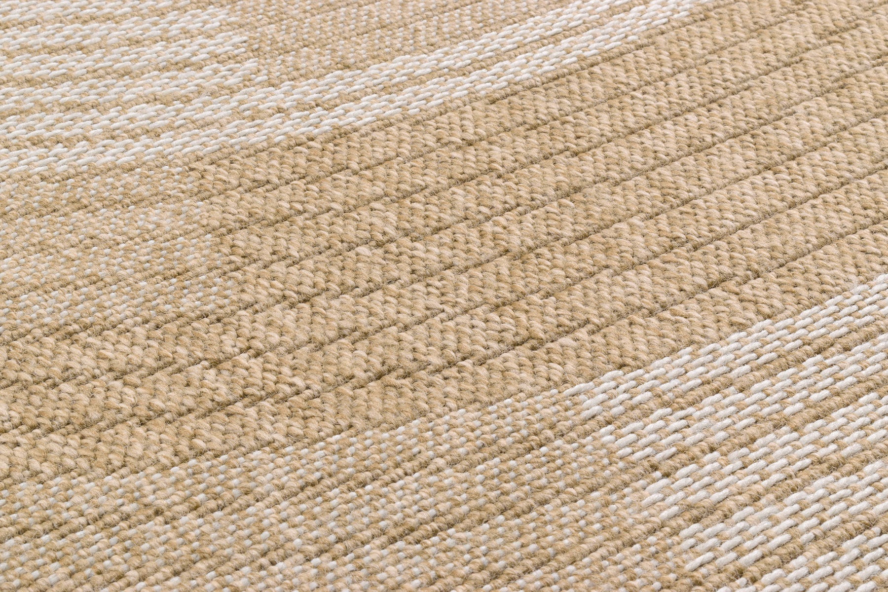 Tapis Aspect Jute Nature 8865 - Blanc - Nazar - The Bradery