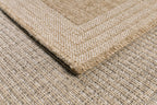 Tapis Aspect Jute Nature 8865 - Blanc - Nazar - The Bradery