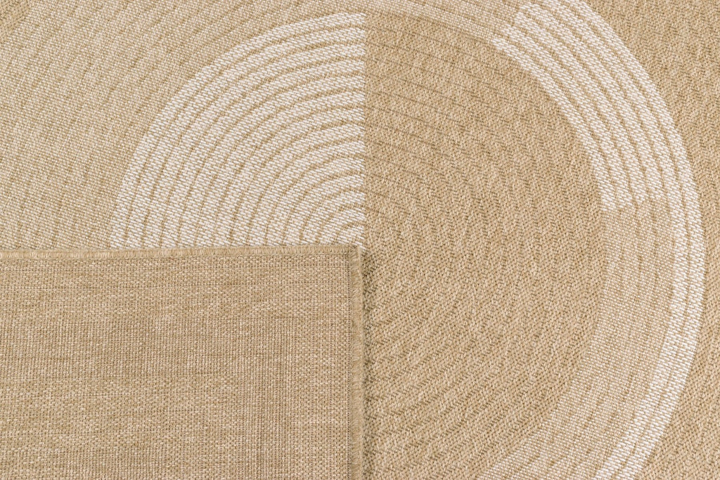 Tapis Aspect Jute Nature 8865 - Blanc - Nazar - The Bradery