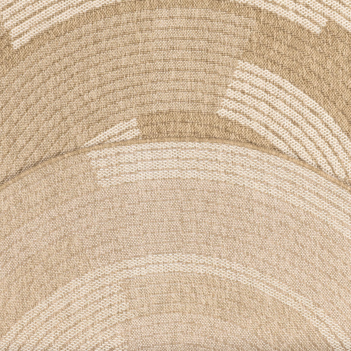 Tapis Aspect Jute Nature 8865 - Blanc - Nazar - The Bradery
