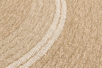Tapis Aspect Jute Nature 8865 - Blanc - Nazar - The Bradery