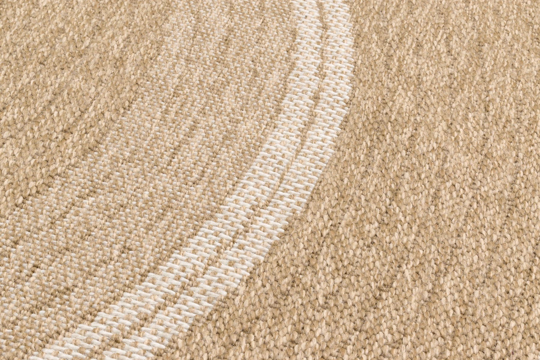 Tapis Aspect Jute Nature 8865 - Blanc - Nazar - The Bradery