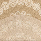 Tapis Aspect Jute Nature 8868 - Blanc - Nazar - The Bradery
