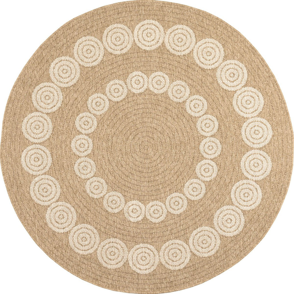 Tapis Aspect Jute Nature 8868 - Blanc - Nazar - The Bradery
