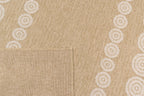 Tapis Aspect Jute Nature 8868 - Blanc - Nazar - The Bradery