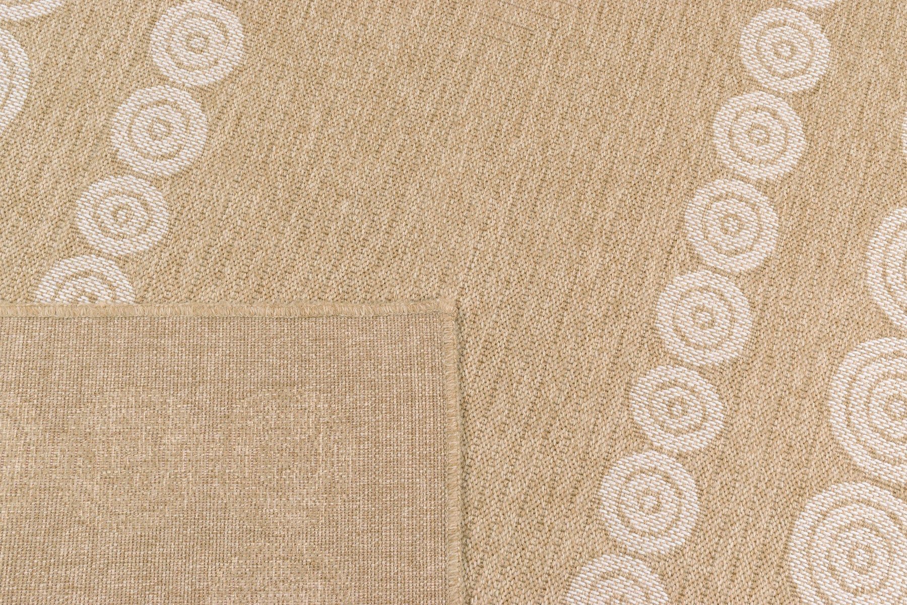 Tapis Aspect Jute Nature 8868 - Blanc - Nazar - The Bradery