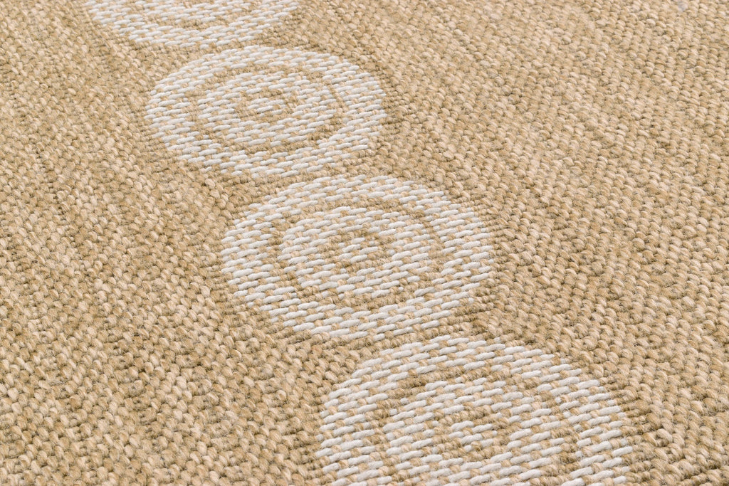 Tapis Aspect Jute Nature 8868 - Blanc - Nazar - The Bradery