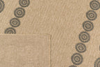 Tapis Aspect Jute Nature 8868 - Noir - Nazar - The Bradery