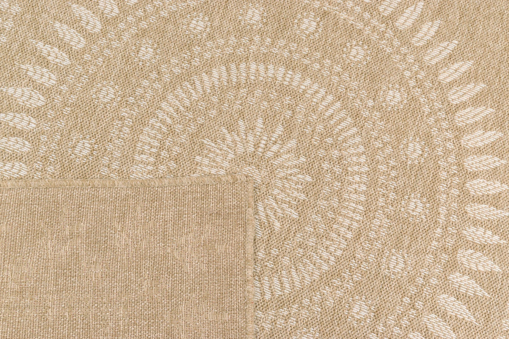 Tapis Aspect Jute Nature 8874 - Blanc - Nazar - The Bradery