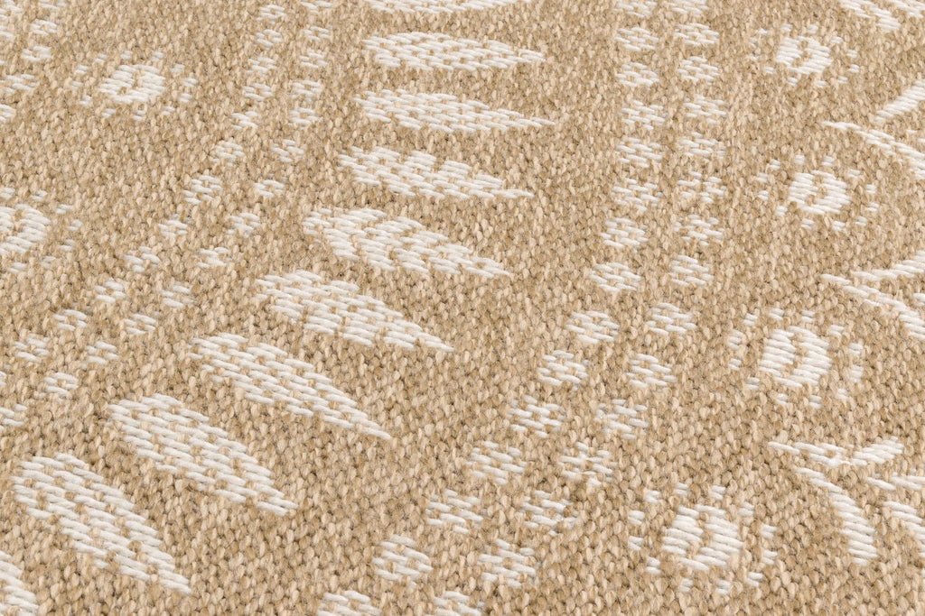 Tapis Aspect Jute Nature 8874 - Blanc - Nazar - The Bradery