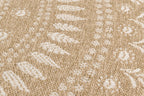 Tapis Aspect Jute Nature 8874 - Blanc - Nazar - The Bradery