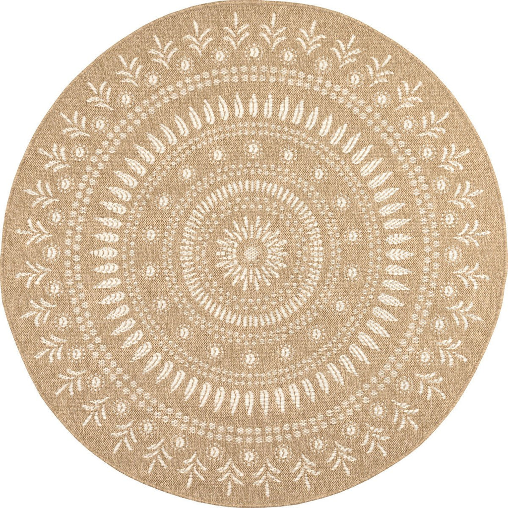 Tapis Aspect Jute Nature 8874 - Blanc - Nazar - The Bradery