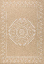 Tapis Aspect Jute Nature 8874 - Blanc - Nazar - The Bradery