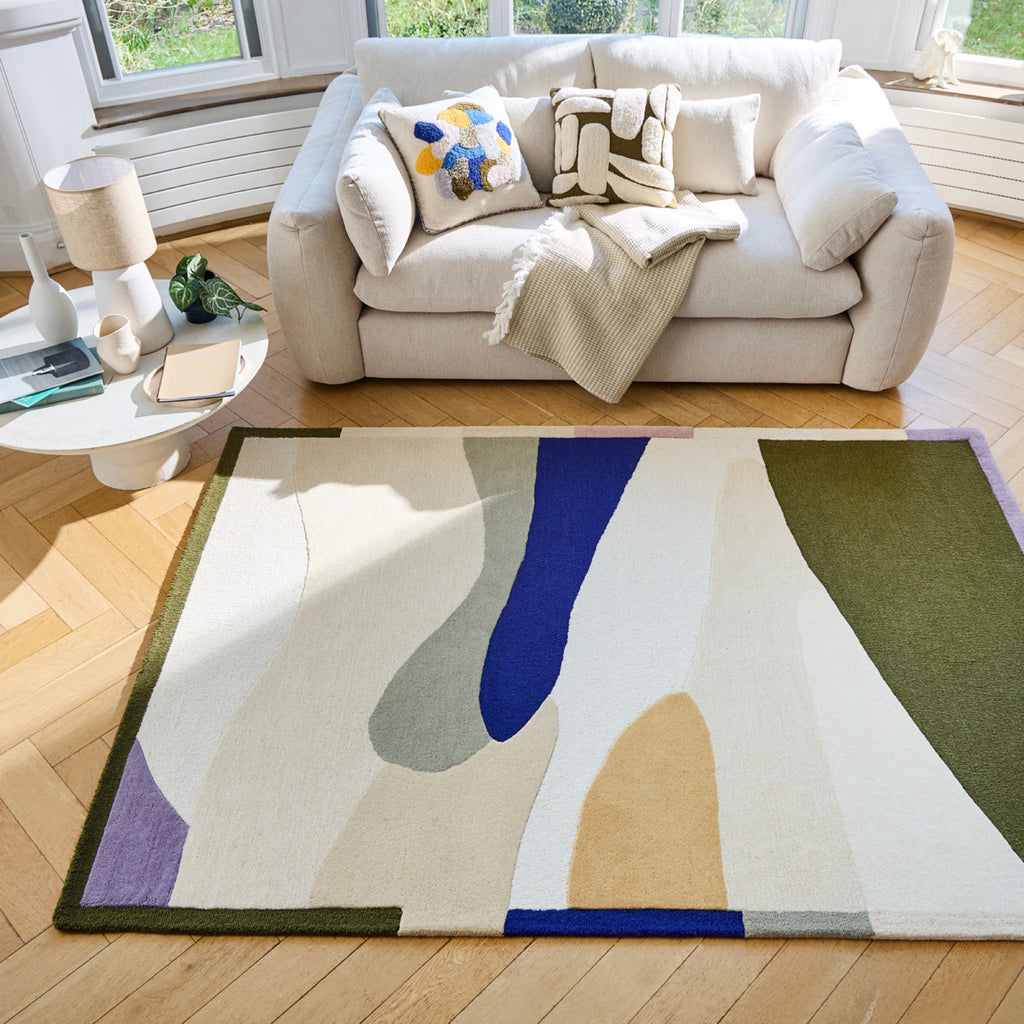 Tapis Aubin - Multi Kaki